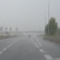Seconds before we broke down, the weather looked like this!