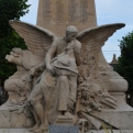 The town's war memorial