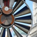 Mechanical sculpture outside the Spielzeug museum
