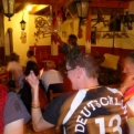 The reaction to Germany's goal in the World Cup final at a pub in Cadolzburg