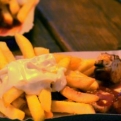 Currywurst, chips and mayo... oh yeah!