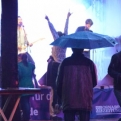 The band just kept on playing