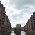 Warehouses and canals in the south of the city
