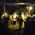 Miniature backstage party