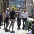 Hamburg's oldest street - with tourists and ice-creams