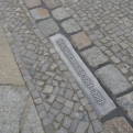 The scar where the wall once stood