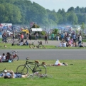 Massive party/BBQ/rave on the Tempelhof Airfield