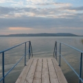 Our first sunset at Lake Balaton