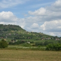 Lovely landscape as we traveled around the north side of the lake towards Pápa