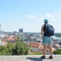 View of the old town from Bratislavský hrad