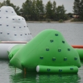 The inflatables we enjoyed playing on, once back at the campsite