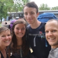 Selfie with the lovely Dan and El, fellow travellers and also Brits.