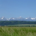 View of the Tatra Mountains from Slovenský Raj