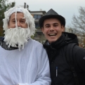 Two Danes and a 'God' costume...