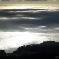 Looking out over the Ligurian Sea with Monaco in the foreground