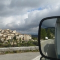 View from Bertha as we travelled up through the mountains towards Comps-sur-Artuby