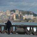 View from Bertha - leaving A Coruña
