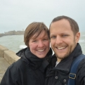 Loving the rough weather and the power of the sea