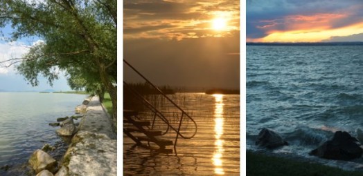Lake Balaton is incredibly beautiful, no matter what the light is doing